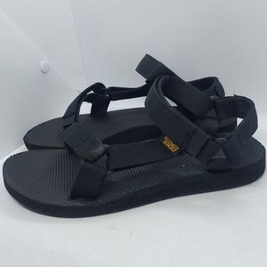 Teva Original Universal Sandals Black Casual Outdoor Travel Shoes Womens Size 8